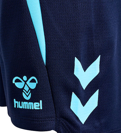 Hummel shorts - hmlLEAD - Marine/Blue Fish