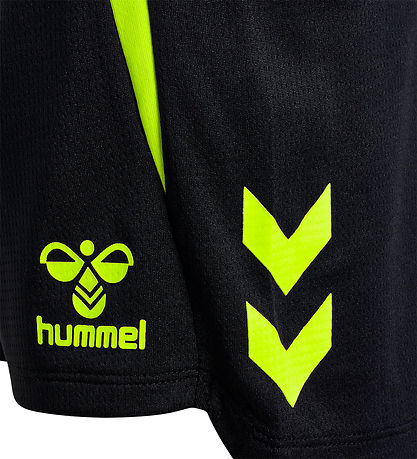 Hummel Shorts - hmlLEAD - Black/Green Gecko
