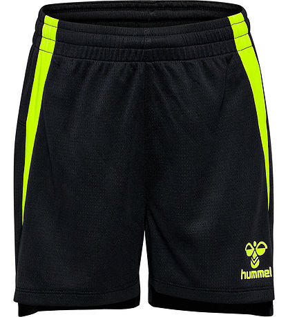 Hummel Shorts - hmlLEAD - Black/Green Gecko