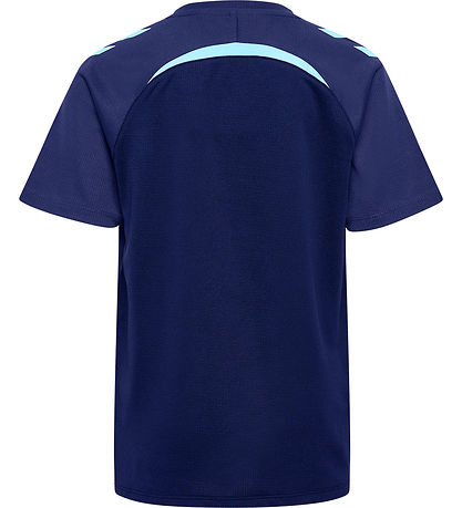Hummel T-shirt - hmlLEAD - Marine/Blue Fish