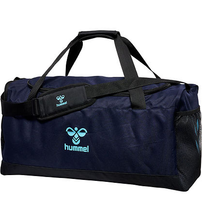 Hummel Sportstaske - hmlCORE - Marine/Blue Fish