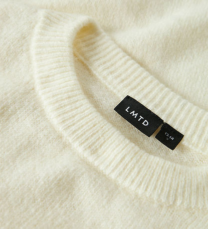 LMTD T-shirt - Strik - NlfLodet - Antique White