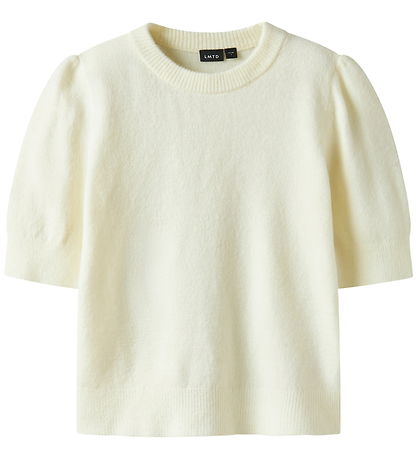 LMTD T-shirt - Strik - NlfLodet - Antique White
