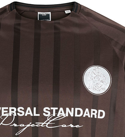 Jack & Jones T-shirt - JcoCover Retro Football - Seal Brown