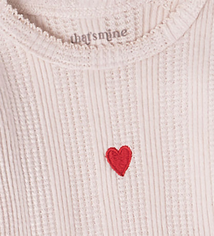 Thats Mine Bluse - Rib - Sigga - Perfectly Pale