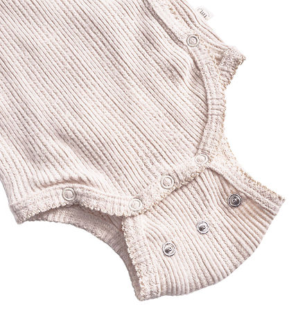 Thats Mine Slå-om Body l/æ - Rib - Silke - Perfectly Pale