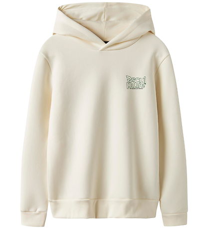 LMTD Hættetrøje - NlnHulp - Antique White/Jolly Green and Black 