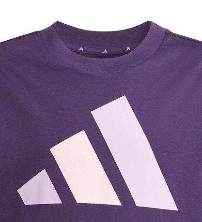 adidas Performance T-shirt - J BL - Aruplu/Powplu/Clpink