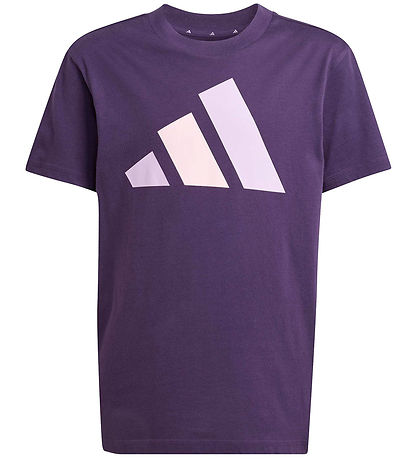 adidas Performance T-shirt - J BL - Aruplu/Powplu/Clpink