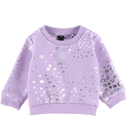 adidas Performance Sweatshirt/Leggings - Glam - Power Plum/Silve
