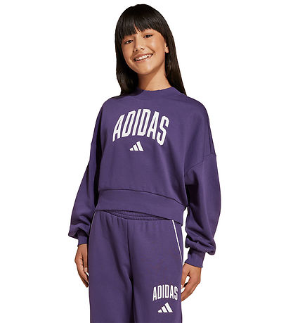 adidas Performance sweatshirt - JG Clgt - Aurplu/White