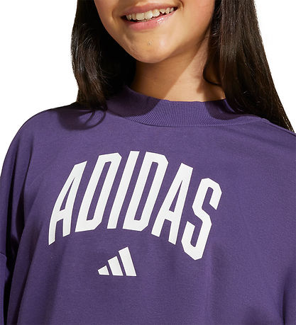 adidas Performance sweatshirt - JG Clgt - Aurplu/White