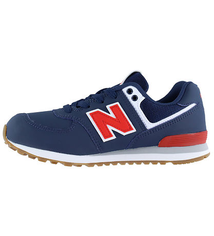 New Balance Sko - 574 - Navy/Team Red