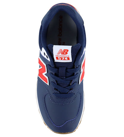 New Balance Sko - 574 - Navy/Team Red