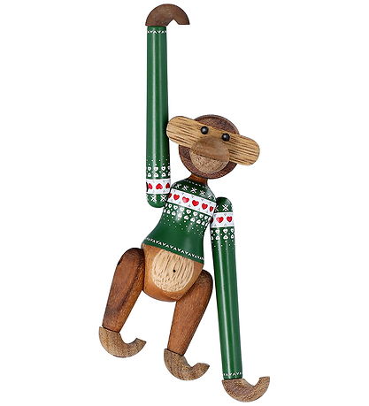 Kay Bojesen Træfigurer - Abe Julesweater 2025 - Mini Grøn