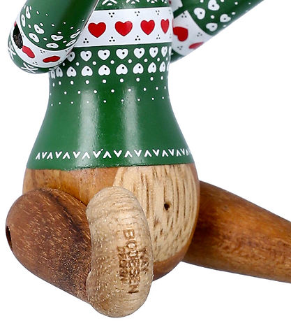 Kay Bojesen Træfigurer - Abe Julesweater 2025 - Mini Grøn