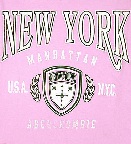 Abercrombie & Fitch T-shirt - Begonia Pink
