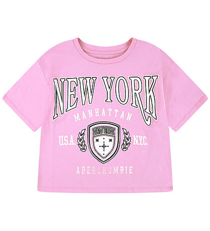 Abercrombie & Fitch T-shirt - Begonia Pink