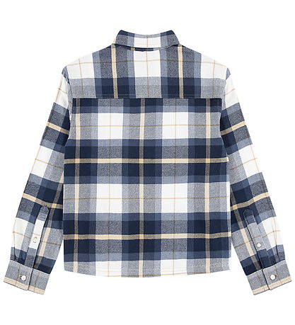 Abercrombie & Fitch Skjorte - Navy Blazer/Beige