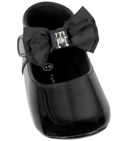 Tommy Hilfiger Ballerina Hjemmesko - Black/Sløjfe