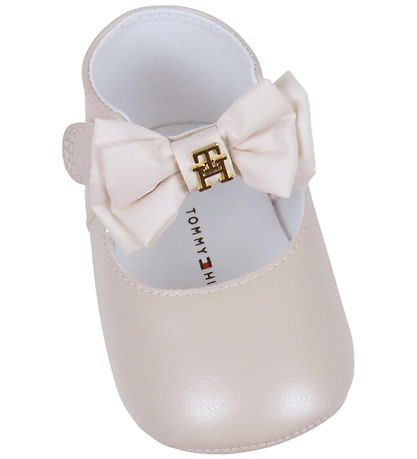 Tommy Hilfiger Ballerina Hjemmesko - Nude/Sløjfe