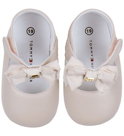 Tommy Hilfiger Ballerina Hjemmesko - Nude/Sløjfe