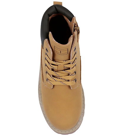 Tommy Hilfiger Støvler - Lace-Up - Ochre