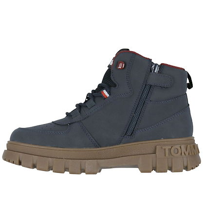 Tommy Hilfiger Støvler - Lace-Up - Blue