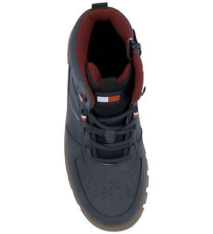 Tommy Hilfiger Støvler - Lace-Up - Blue
