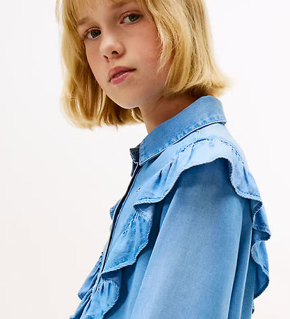 Tommy Hilfiger Bluse - Flæser - Blå