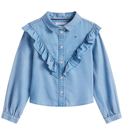 Tommy Hilfiger Bluse - Flæser - Blå