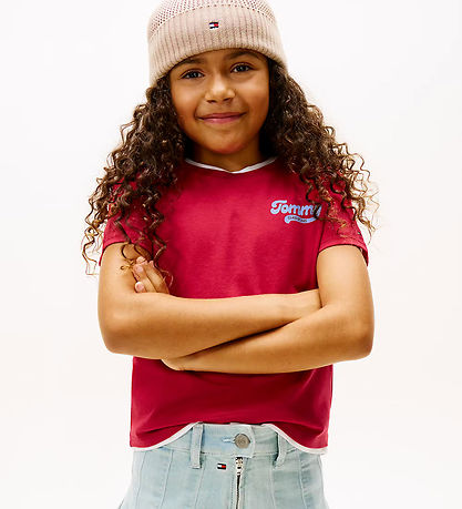 Tommy Hilfiger T-shirt - Flock - Ruby Rhubarb