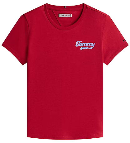 Tommy Hilfiger T-shirt - Flock - Ruby Rhubarb