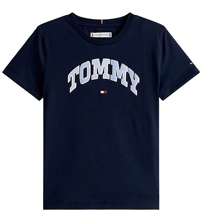 Tommy Hilfiger T-shirt - Sateen - Dark Night Navy