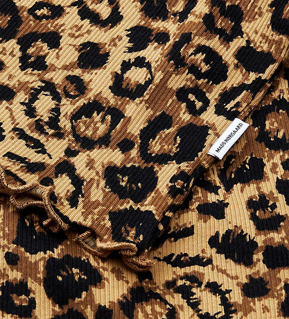 Mads Nørgaard T-shirt - Rib - Leopard AOP/Black