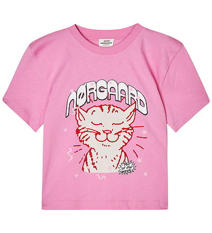 Mads Nørgaard T-shirt - Fuchsia Pink