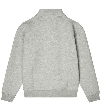 Mads Nørgaard Sweatshirt - Half Zip - Grey Melange
