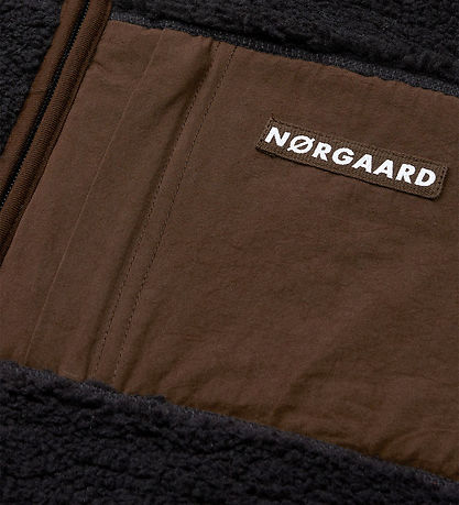 Mads Nørgaard Fleecejakke - Teddy - Jet Black