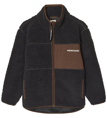 Mads Nørgaard Fleecejakke - Teddy - Jet Black