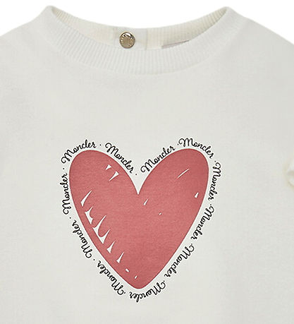 Moncler Sweatshirt - Natural m. Print