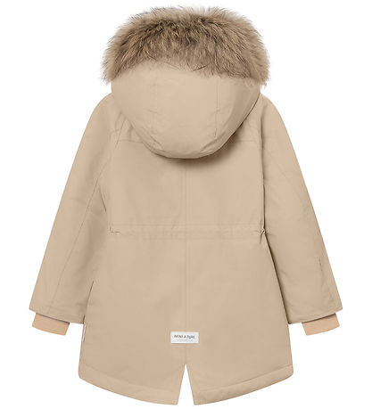Mini A Ture Vinterjakke - MatVikania Fleece/Fur - Savannah Tan