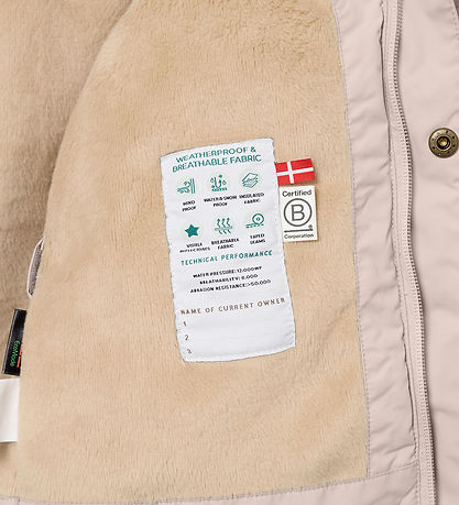 Mini A Ture Vinterjakke - MatWally Fleece - Cloudy Rose