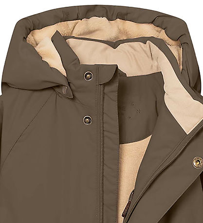 Mini A Ture Vinterjakke - MatVikania Fleece - Tarmac Green