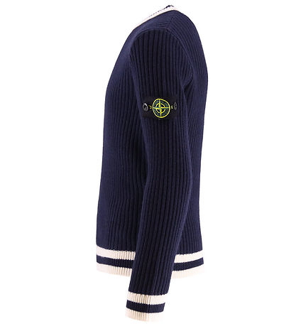 Stone Island Bluse - Strik - Navy Blue