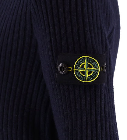 Stone Island Bluse - Strik - Navy Blue