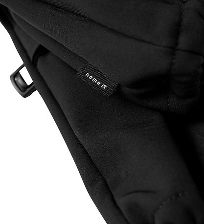 Name It Softshellluffer m. Fleece - Noos - NmnAlfa - Sort