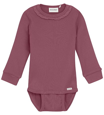 Minymo Body l/æ - Rib - Rose Brown