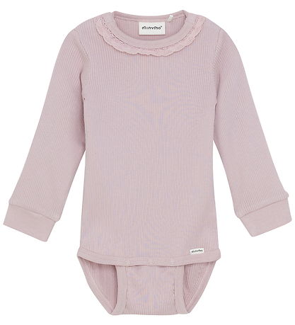 Minymo Body l/æ - Rib - Shadow Gray