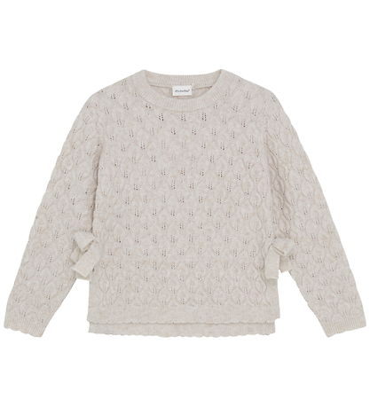 Minymo Bluse - Strik - Smoke Gray