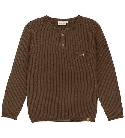 Minymo Bluse - Strik - Chocolate Chip